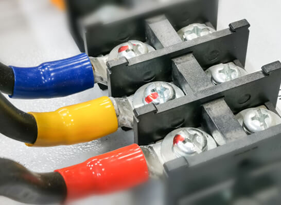 Large Gauge Wires - Crimped on Screw Terminals