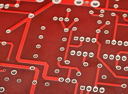 Red Solder Mask Printed Circuit Board
