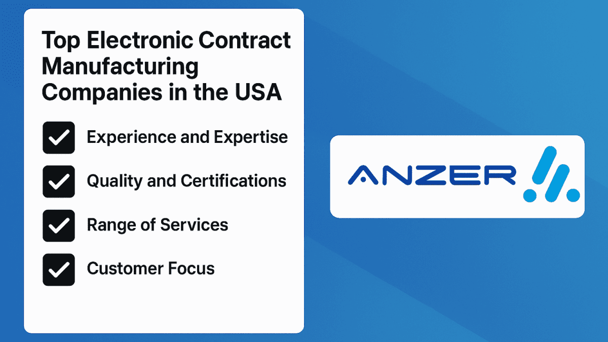 Top Electronic Contract Manufacturing Companies in the USA