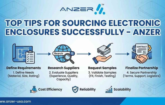 Top Tips for Sourcing Electronic Enclosures Successfully - Anzer