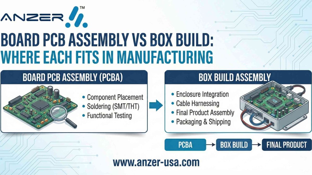 Board PCB Assembly vs Box Build: Where Each Fits in Manufacturing