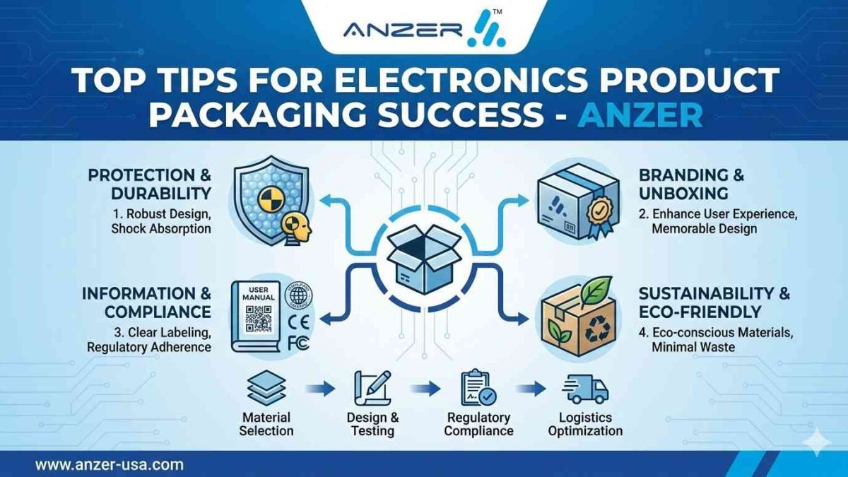 Top Tips for Electronics Product Packaging Success - Anzer
