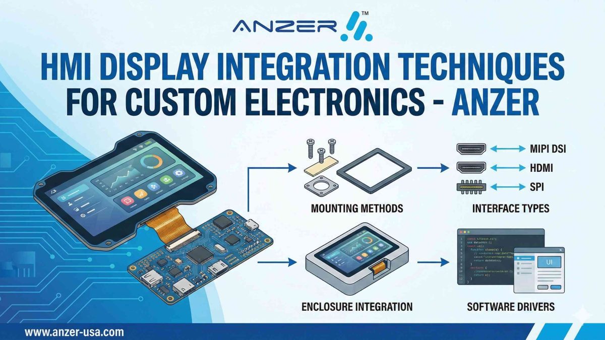 HMI Display Integration Techniques for Custom Electronics -Anzer