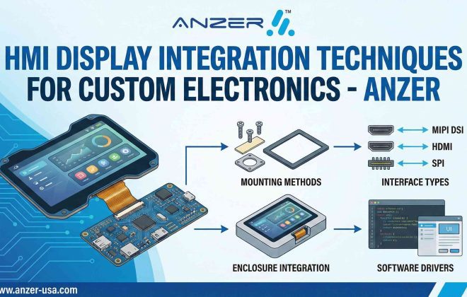 HMI Display Integration Techniques for Custom Electronics -Anzer