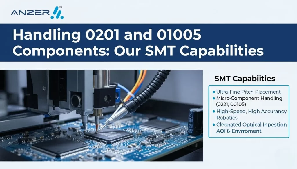 Handling 0201 and 01005 Components: Our SMT Capabilities at ANZER USA