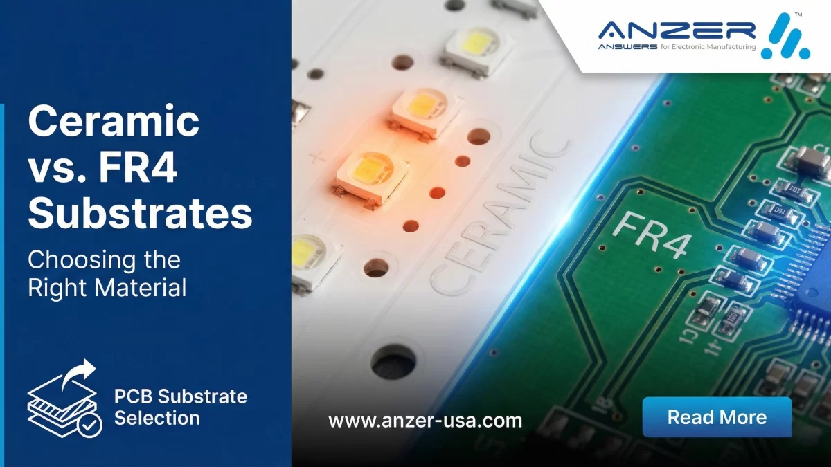 Master PCB substrate selection with our comparison of ceramic vs. FR4 materials. Learn thermal performance, cost trade-offs, and when each substrate works best.