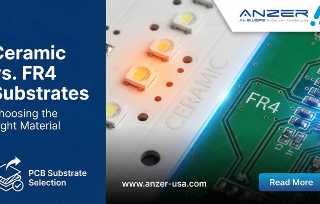Master PCB substrate selection with our comparison of ceramic vs. FR4 materials. Learn thermal performance, cost trade-offs, and when each substrate works best.