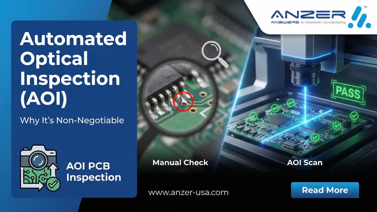Discover why Automated Optical Inspection (AOI) is essential for PCB inspection in modern electronics manufacturing. Learn how AOI delivers precision, cuts costs, and ensures on-spec boards every time.