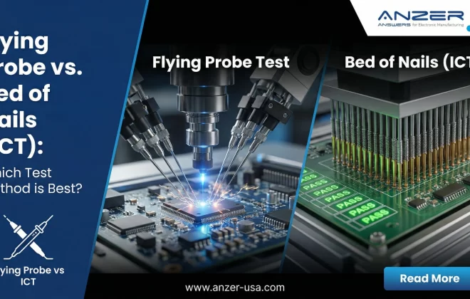 Flying Probe vs ICT: Compare costs, speed, flexibility, and coverage for PCB testing. See which method fits your aerospace, medical, or industrial assembly—on-spec, on-time, on-budget at Anzer USA.