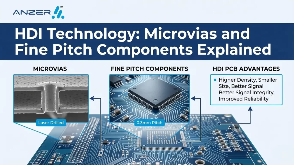 HDI Technology: Microvias and Fine Pitch Components Explained