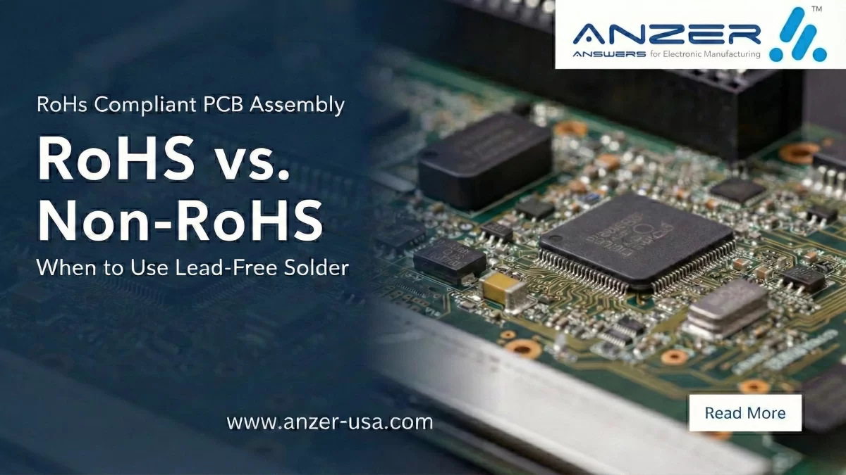 RoHS vs. Non-RoHS: When to Use Lead-Free Solder 1 RoHS Compliant PCB Assembly