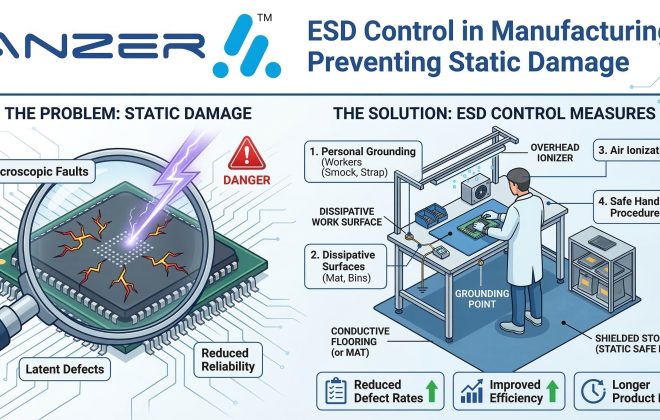 ESD Control in Manufacturing: Preventing Static Damage
